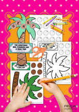 Load image into Gallery viewer, Palm Tree Name Bible Craft