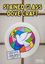Load image into Gallery viewer, Holy Spirit Stained Glass Dove
