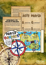 Load image into Gallery viewer, Acts Prayer Compass and Map Craft