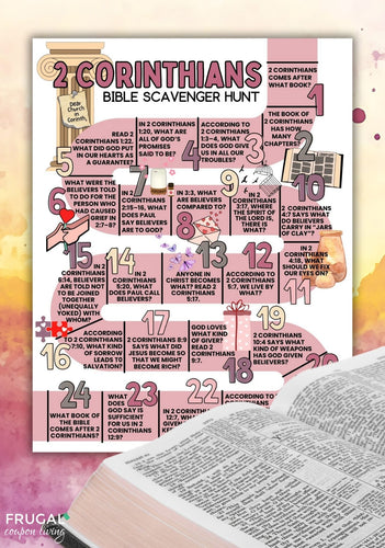 2 Corinthians Bible Scavenger Hunt