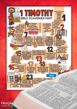 Load image into Gallery viewer, 1 Timothy Bible Scavenger Hunt