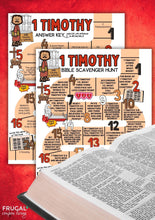 Load image into Gallery viewer, 1 Timothy Bible Scavenger Hunt