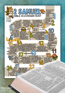 2 Samuel Bible Scavenger Hunt