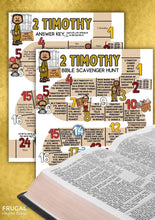 Load image into Gallery viewer, 2 Timothy Bible Scavenger Hunt