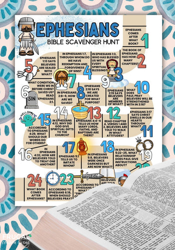 Ephesians Bible Scavenger Hunt
