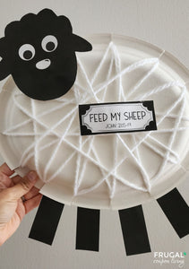 Feed My Sheep Craft for Kids