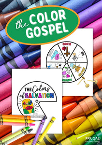 Gospel of Salvation Coloring Wheel