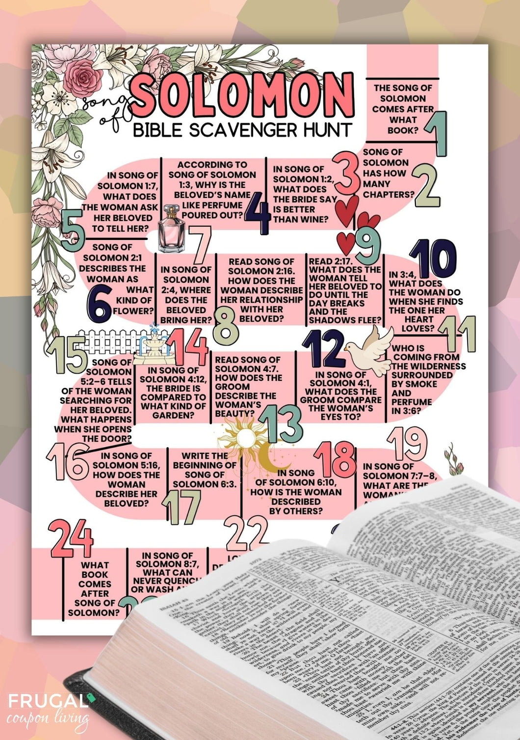 Song of Solomon Bible Scavenger Hunt
