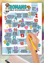 Load image into Gallery viewer, Romans Bible Scavenger Hunt