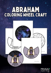 Abraham Coloring Wheel Craft