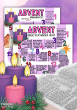 Load image into Gallery viewer, Advent Calendar Bible Scavenger Hunt