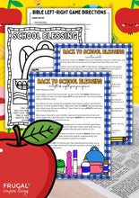 Load image into Gallery viewer, Back to School Left Right Chrsitian Game