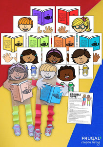 Reading the Bible Puppet Craft