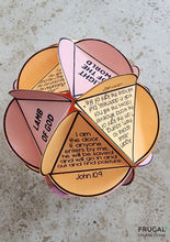 Load image into Gallery viewer, Names of Jesus 3-D Sphere Craft