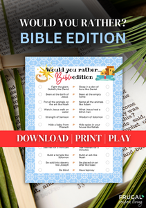 Would You Rather Bible Game