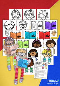 Reading the Bible Puppet Craft