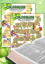 Load image into Gallery viewer, Colossians Bible Scavenger Hunt