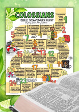 Load image into Gallery viewer, Colossians Bible Scavenger Hunt