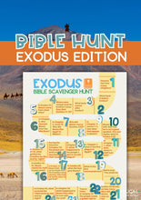 Load image into Gallery viewer, Exodus Bible Scavenger Hunt