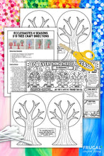Load image into Gallery viewer, Four Seasons Ecclesiastes 3-D Tree Craft &amp; Mat