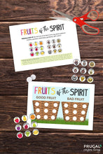Load image into Gallery viewer, Fruits of the Spirit Worksheet Sorting Activity