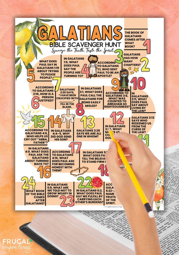 Galatians Bible Scavenger Hunt