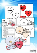 Load image into Gallery viewer, God is Love Dove Craft