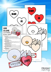 God is Love Dove Craft