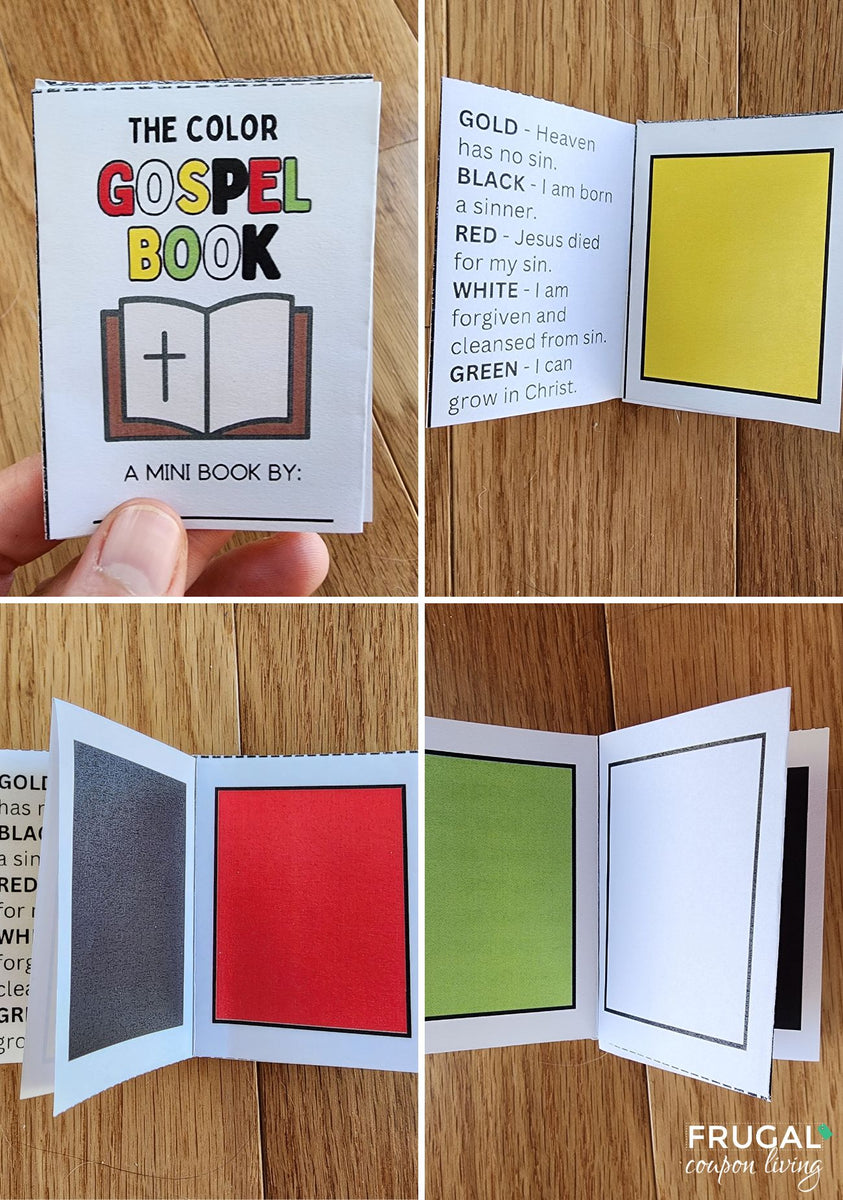 Color Gospel of Salvation Miniature Book for Kids – Frugal Coupon Living