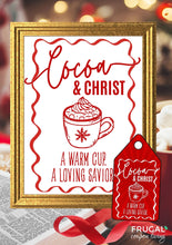 Load image into Gallery viewer, Cocoa and Christ Hot Chocolate Gift Tag Set
