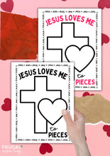 Load image into Gallery viewer, Jesus Loves Me to Pieces Mosaic Art