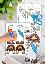 Load image into Gallery viewer, Flat Jesus Bookmark