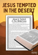 Load image into Gallery viewer, Jesus is Tempted in the Desert Craft Set