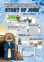Load image into Gallery viewer, John Bible Character Book