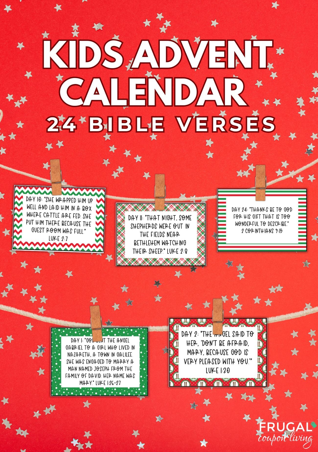 Printable Advent Verses Free Printable Advent Calendar With Scriptures