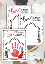 Load image into Gallery viewer, Love Your Neighbor Handprint Art