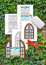 Load image into Gallery viewer, Matthew 7 Ask, Seek, Knock: 3-D Door Craft