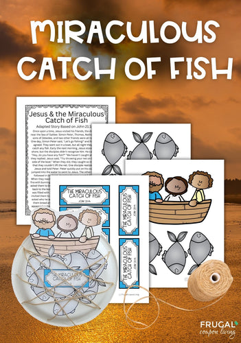 Miraculous Catch of Fish Bible Story Craft