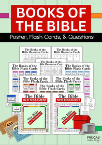 Game-Inspired Books of the Bible Printable Set