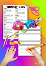 Load image into Gallery viewer, Names of Jesus Paper Chain Craft