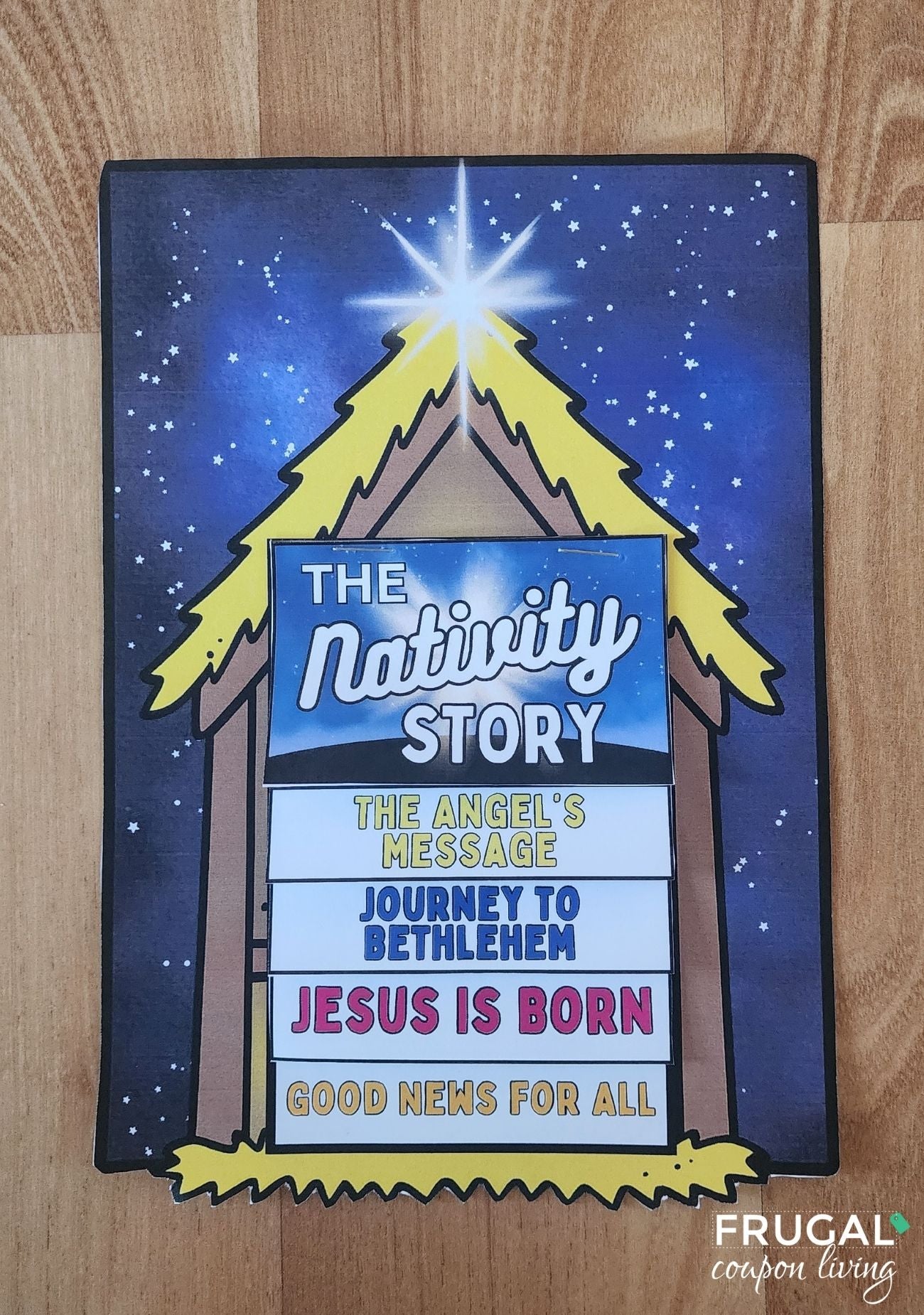 The Nativity Story Book Craft for Kids - Luke 2 Christmas Story ...