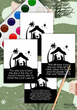 Load image into Gallery viewer, Watercolor Nativity Craft