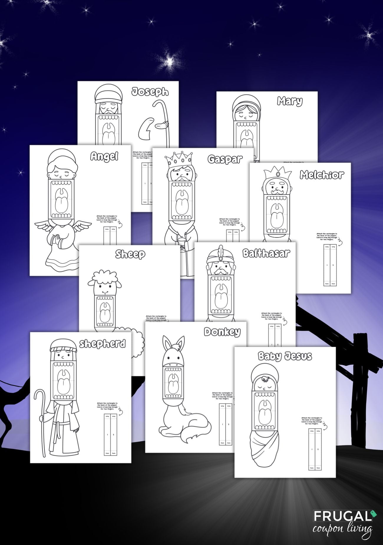 10 Adorable Nativity Finger Puppets Christmas Story Craft for Kids 10 Adorable Nativity Finger Puppets Christmas Story Craft for Kids