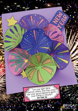 Load image into Gallery viewer, New Year Fireworks 3-D Craft
