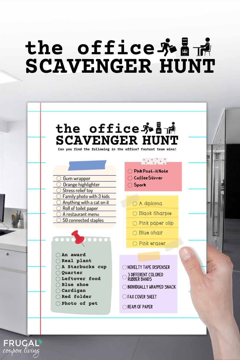 Office Scavenger Hunt Printable Office Party Game Everyone Will Love Office scavenger hunt printable office party game everyone will love