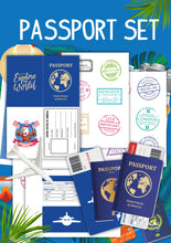 Load image into Gallery viewer, US Passport Printable Set for Kids
