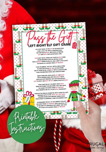 Christmas Elf-Themed Pass the Gift Game