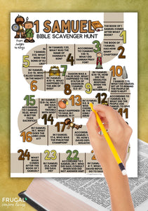 1 Samuel Bible Scavenger Hunt