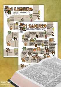 1 Samuel Bible Scavenger Hunt