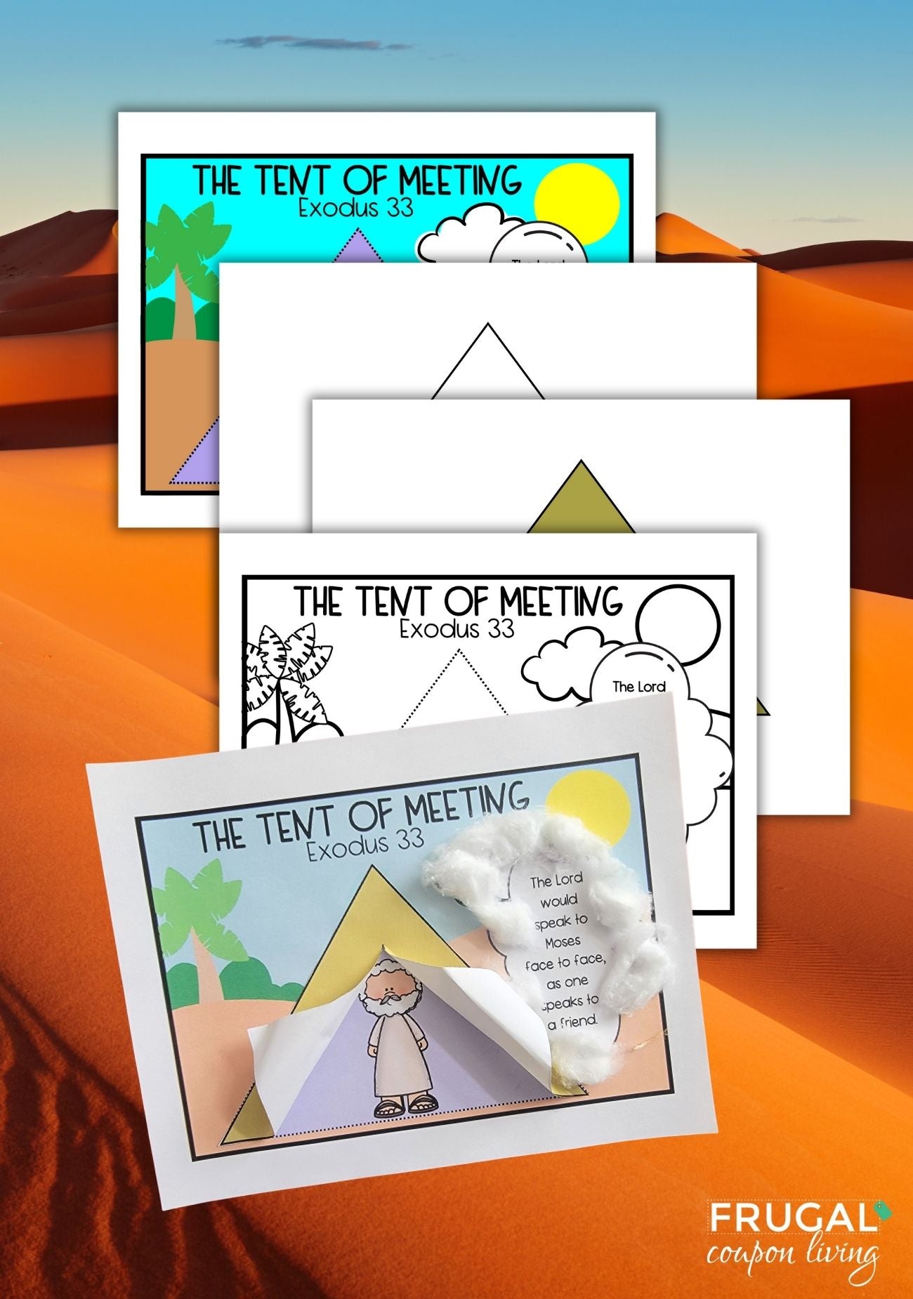 tent of meeting bible Moses and the Tent of Meeting Craft